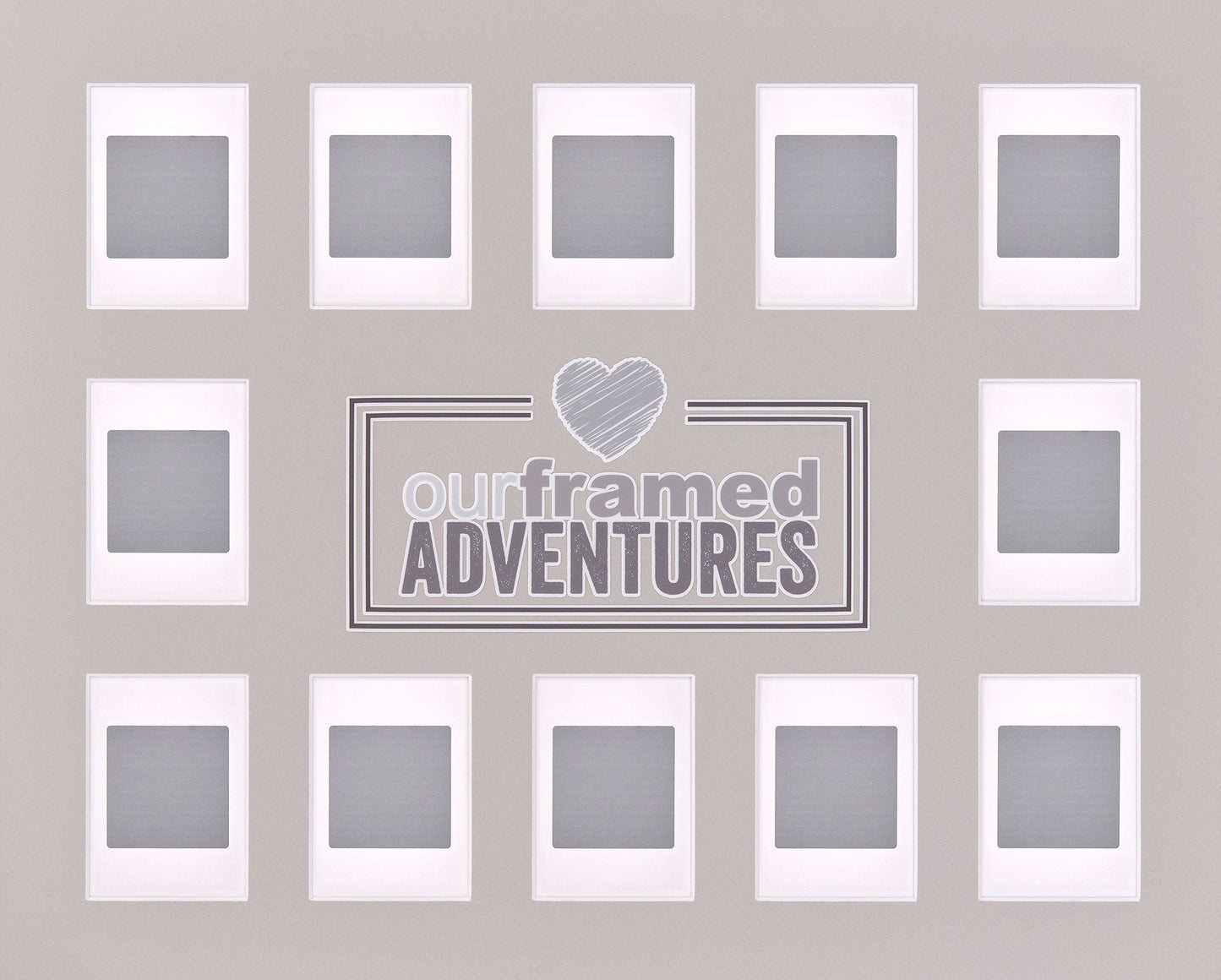 Family Scratch Off Adventure Board - 12 Zones