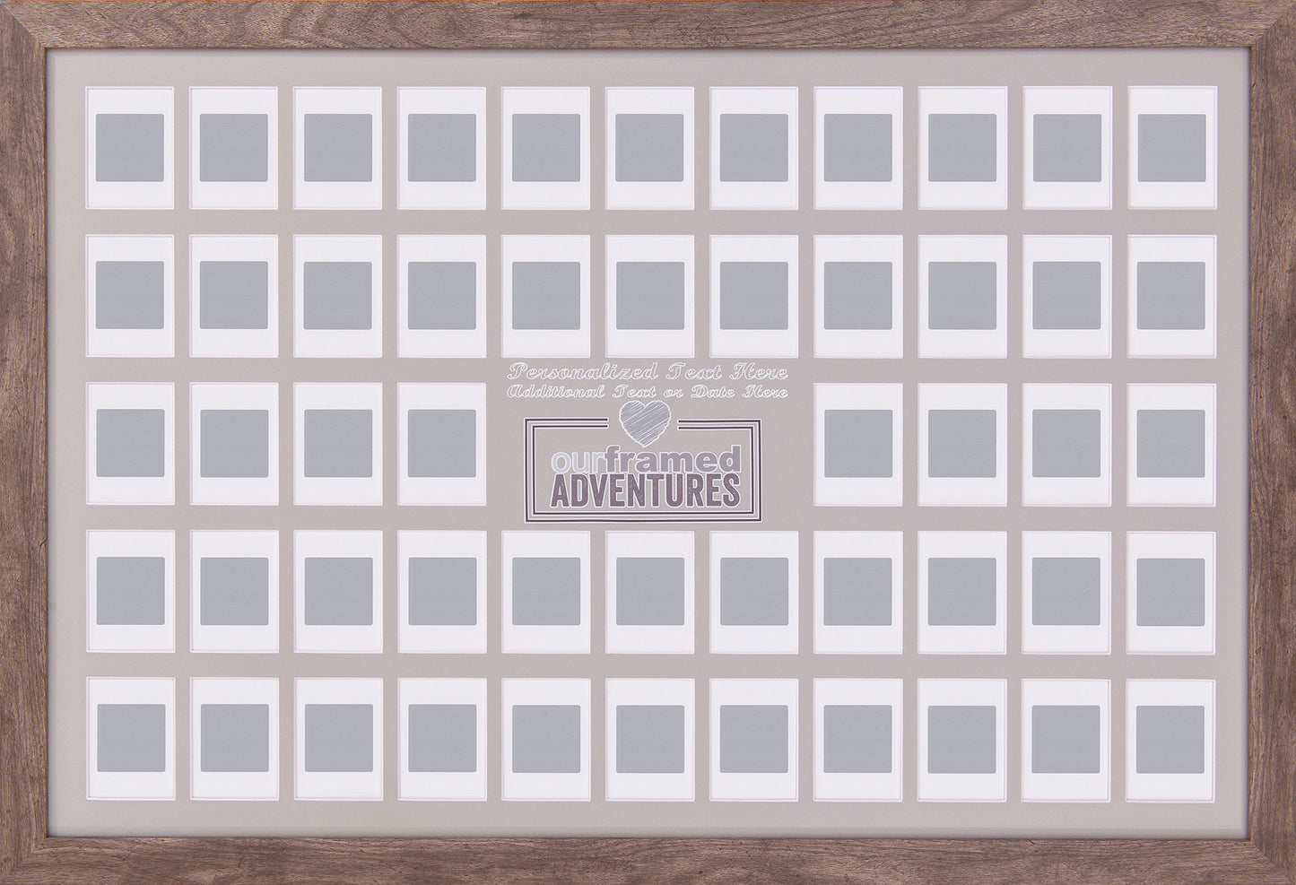 Couples Scratch Off Adventure Board - 52 Zones