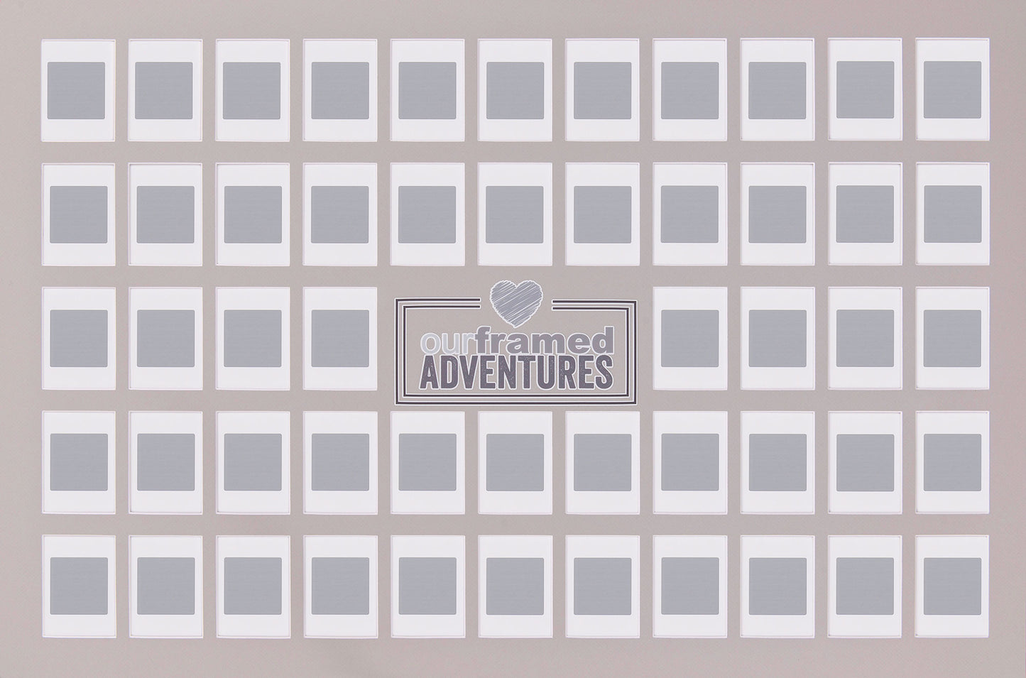 Couples Scratch Off Adventure Board - 52 Zones