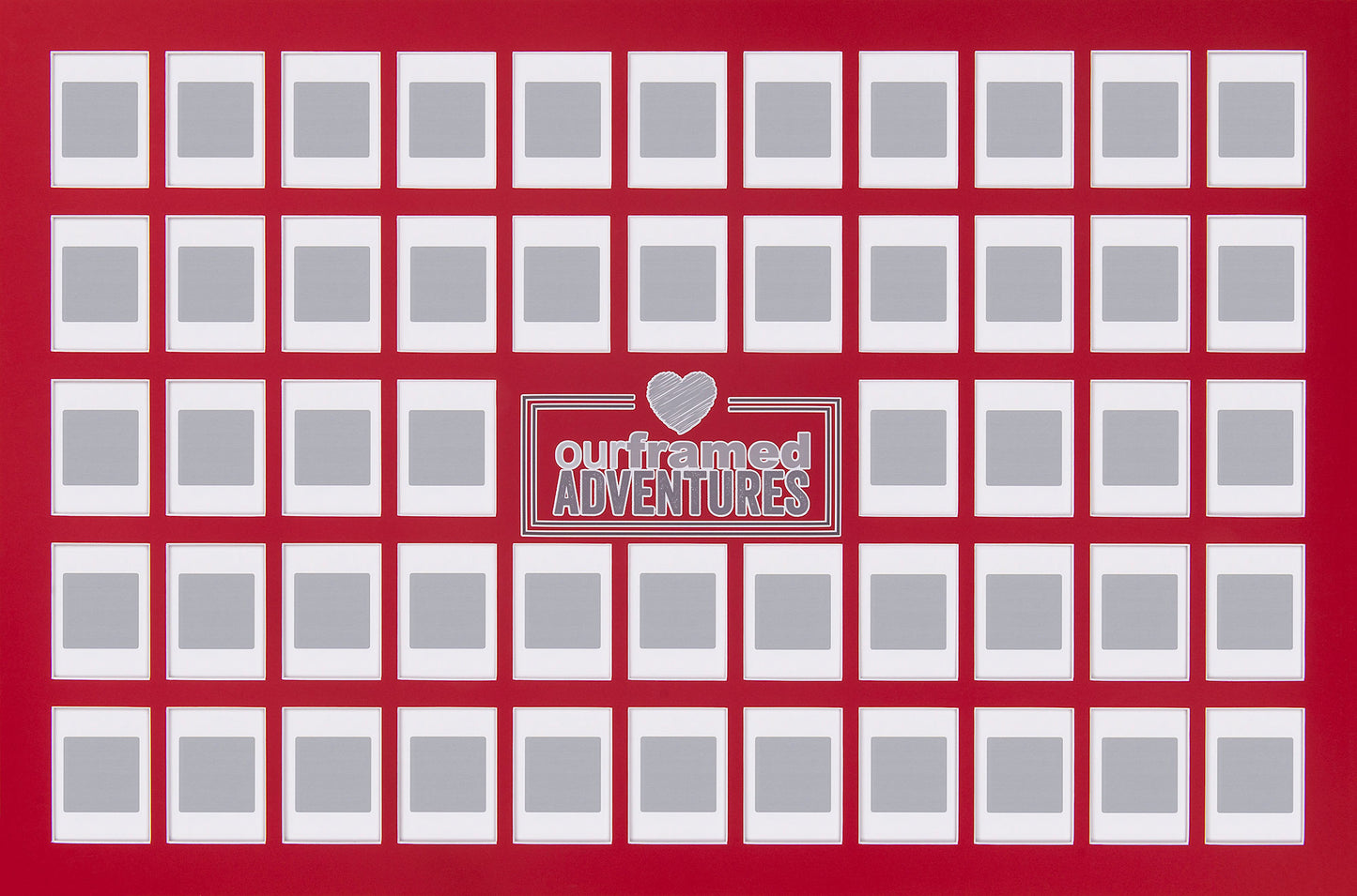 Couples Scratch Off Adventure Board - 52 Zones
